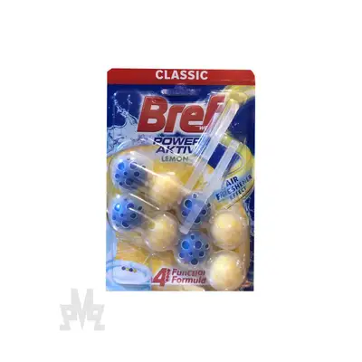 قرص خوشبوکننده و ضدعفونی‌کننده فلاش‌تانک توالت فرنگی Bref Lemon‑002