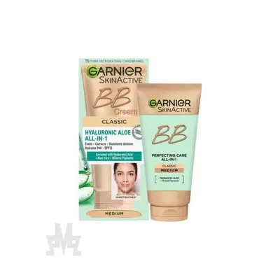 کرم پودر BB گارنیه شماره 1 – پوشش سبک و طبیعی با آبرسانی حجم 50 میلیلیتر