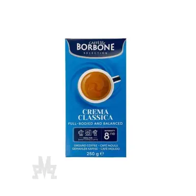 پودر قهوه بوربن کرما کلاسیکا 250 گرمی - Borbone Crema Classica Ground Coffee
